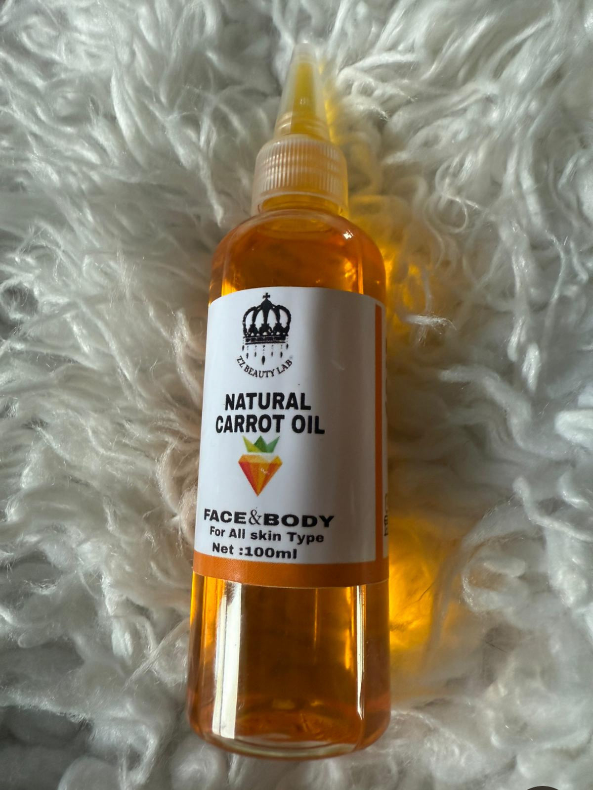 Natural Carrot body oil